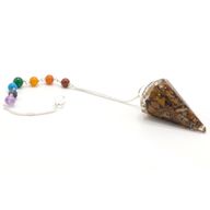 Orgonite Power Chakra Pendel - Tigerauge