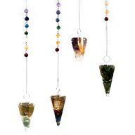 Orgonite Power Chakra Pendel - Blume des Lebens
