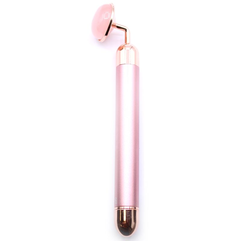 Edelstein-Vibrationsmassagegerät - Rosenquarz