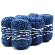 Netzbeutel aus Baumwolle - denimblau
