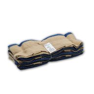 Netzbeutel aus Jute und Baumwolle - denimblau