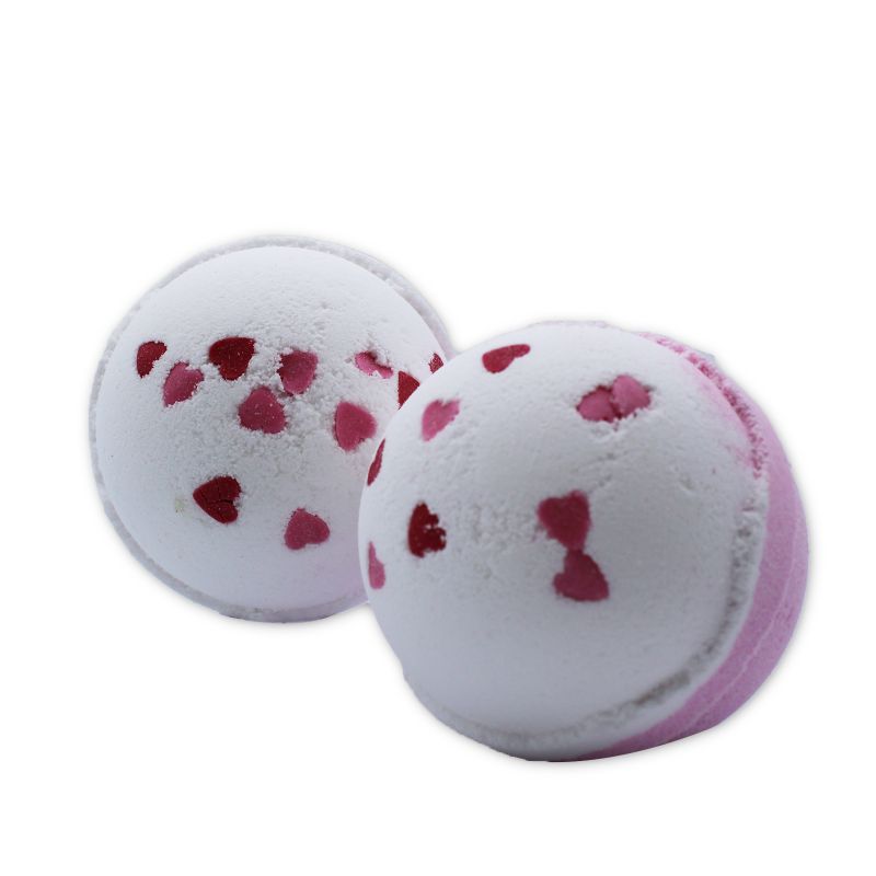 Badebombe "Love Hearts" - Wilde Blumen