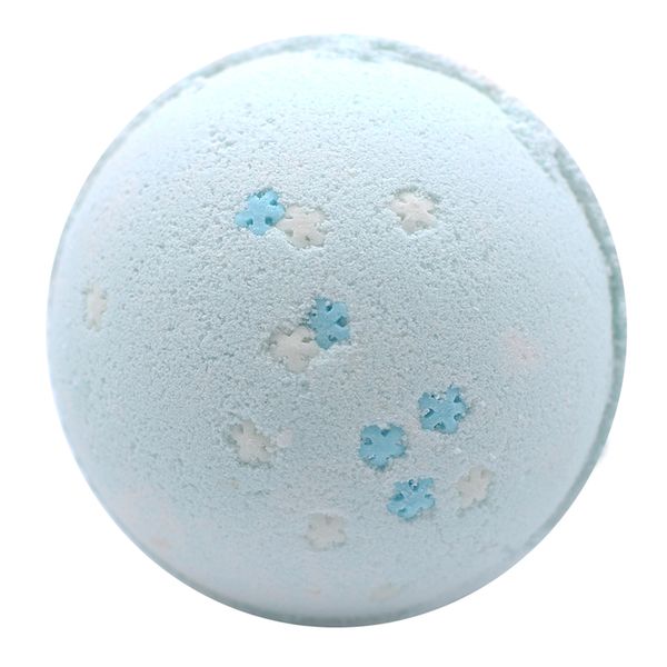 Badebombe "Schneeflocke" - Blaubeere