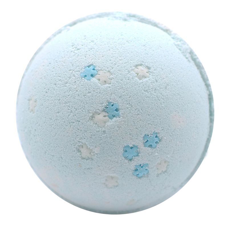 Badebombe "Schneeflocke" - Blaubeere