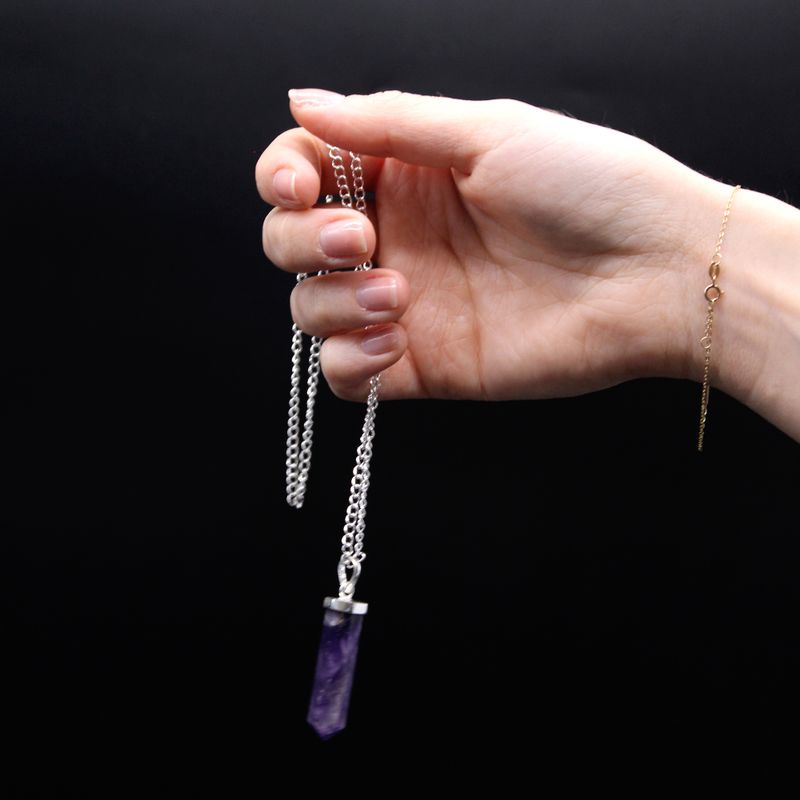 Anhänger mit Edelstein 'Klassisch' Amethyst