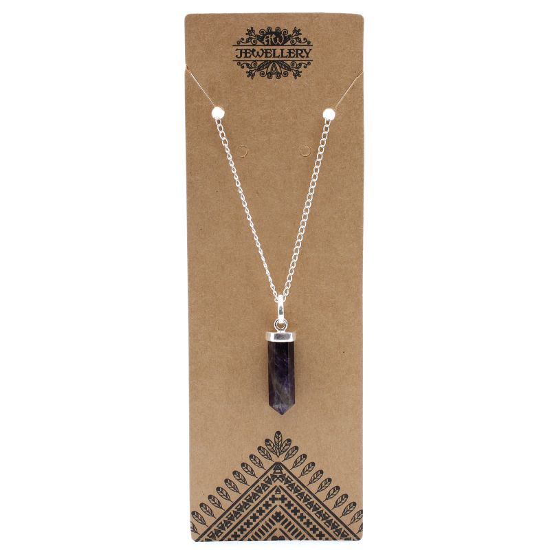 Anhänger mit Edelstein 'Klassisch' Amethyst