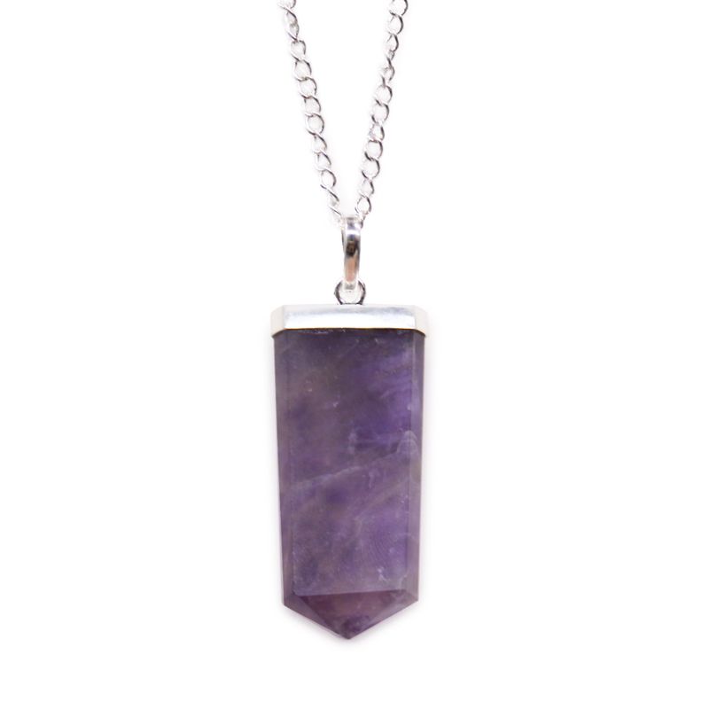 Anhänger mit Edelstein 'Stift' Amethyst