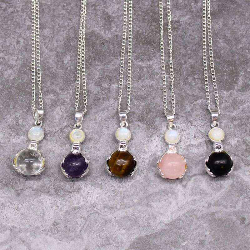 Anhänger mit Edelstein 'Heilende Hände' Amethyst