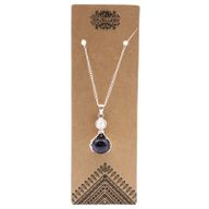 Anhänger mit Edelstein 'Heilende Hände' Amethyst