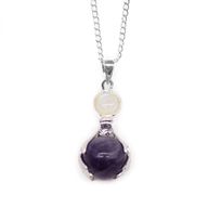 Anhänger mit Edelstein 'Heilende Hände' Amethyst