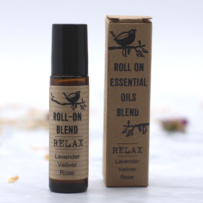 10 ml Roll-On-Mischung aus ätherischen Ölen – RELAX