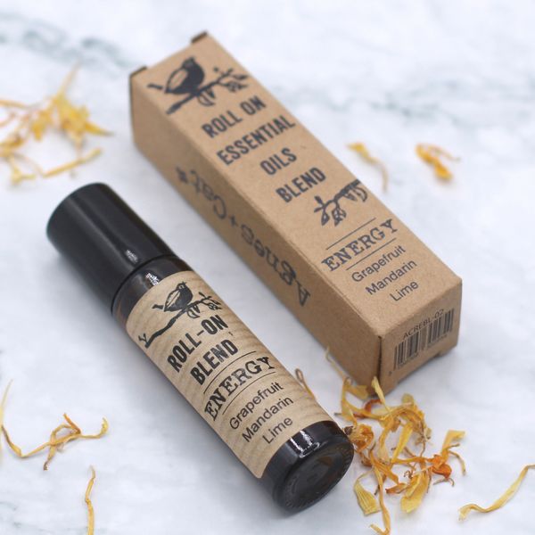 10 ml Roll-On-Mischung aus ätherischen Ölen – ENERGIE