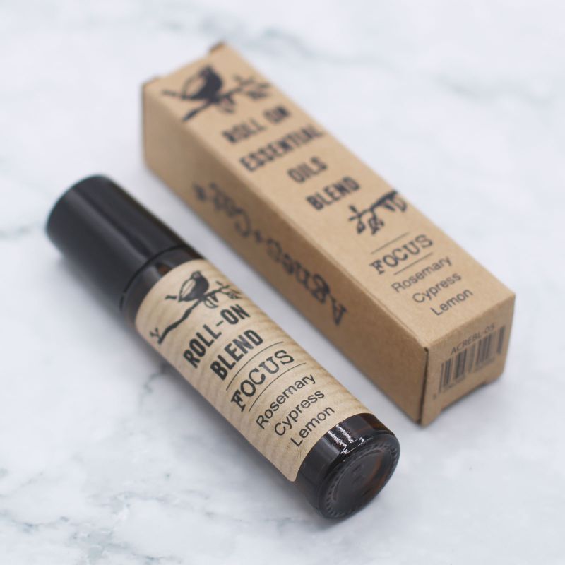10 ml Roll-On-Mischung aus ätherischen Ölen – FOCUS