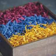 ZigZag DeLux Geschreddertes Papier - Burgund (1KG)