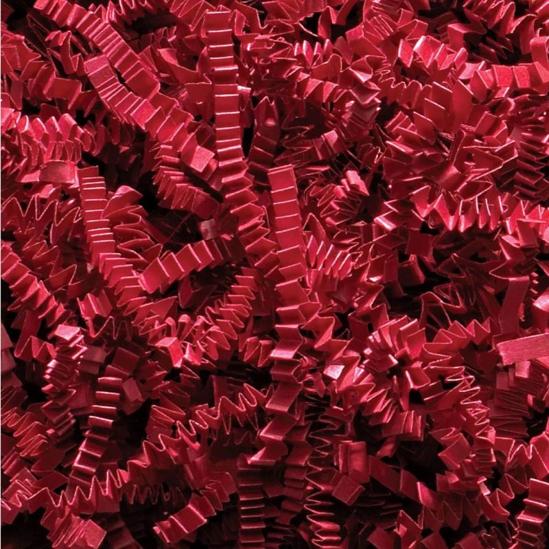 ZigZag DeLux Geschreddertes Papier - Dunkelrot (1KG)