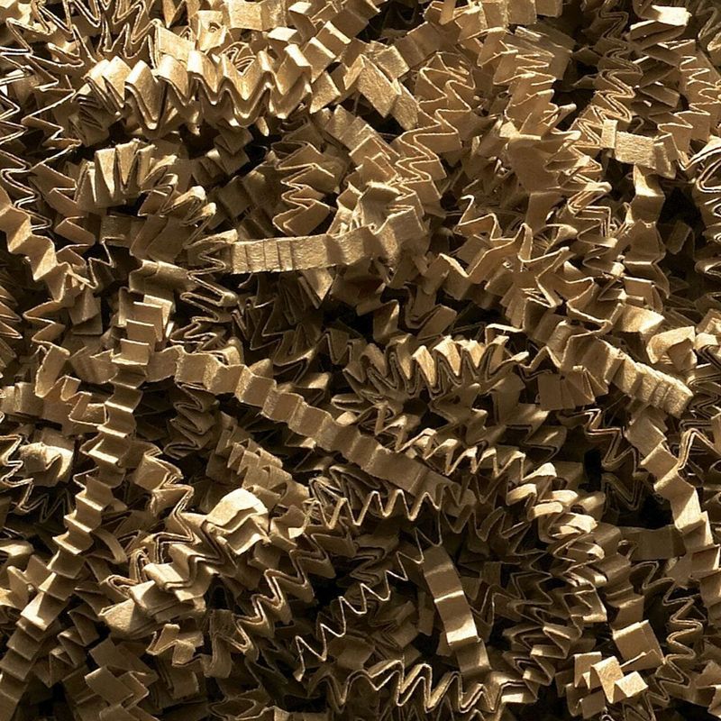 ZigZag DeLux Geschreddertes Papier - Kraft (1KG)