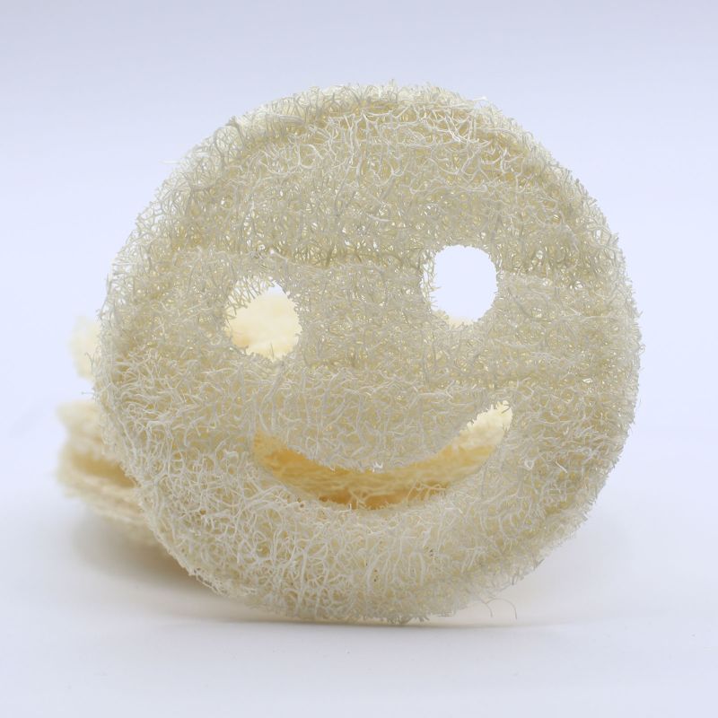 Ägyptischer Luxus Luffaschwamm 'Smiley Face'