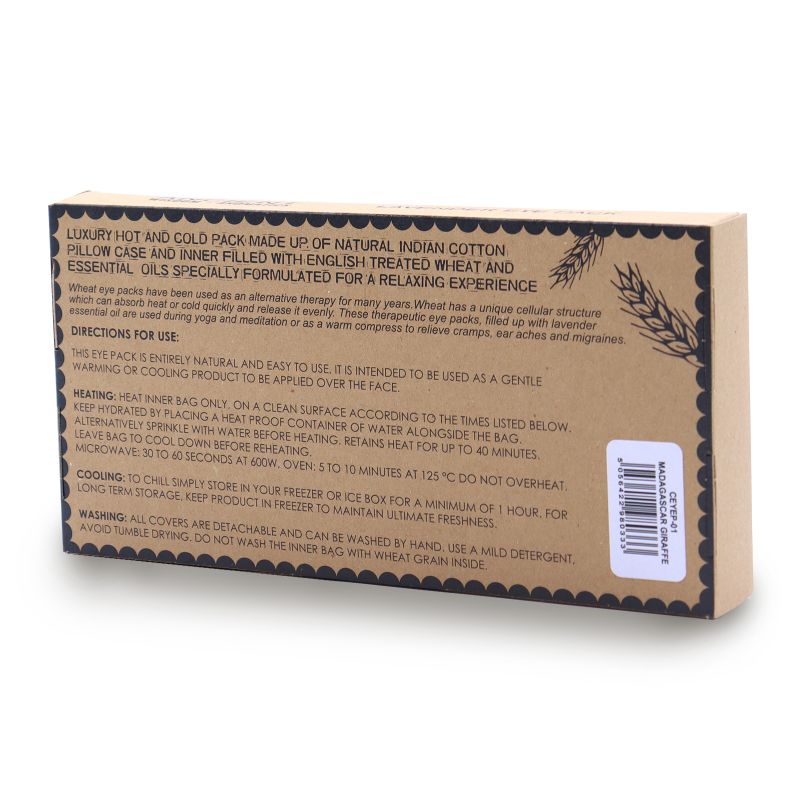 Augenkissen in Geschenkbox - Madagaskar Giraffe