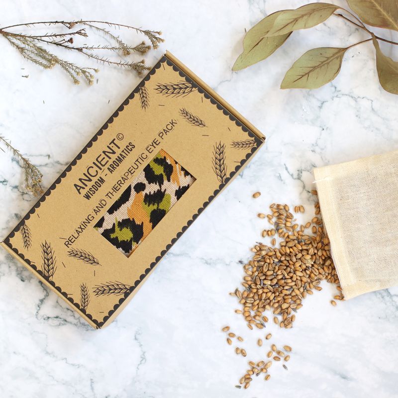 Augenkissen in Geschenkbox - Leopard