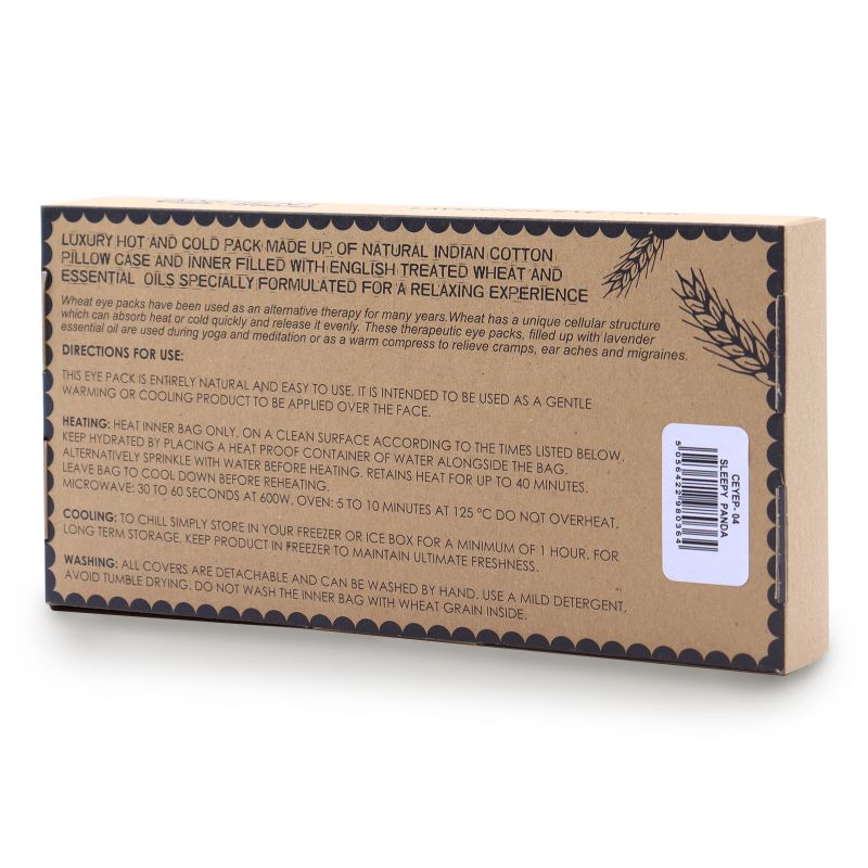 Augenkissen in Geschenkbox - Schlafender Panda