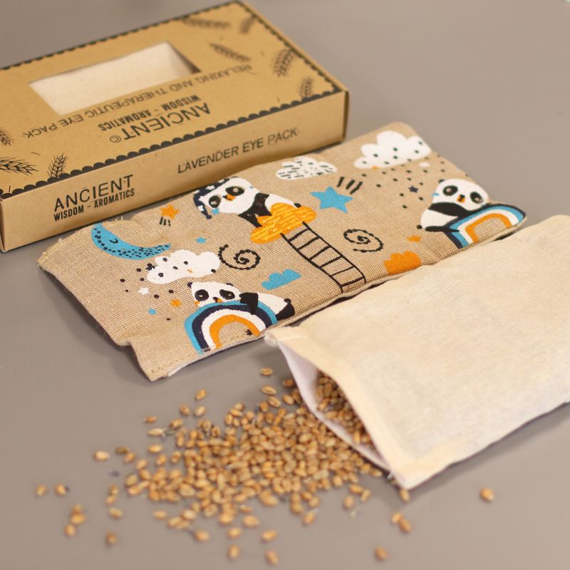 Augenkissen in Geschenkbox - Schlafender Panda