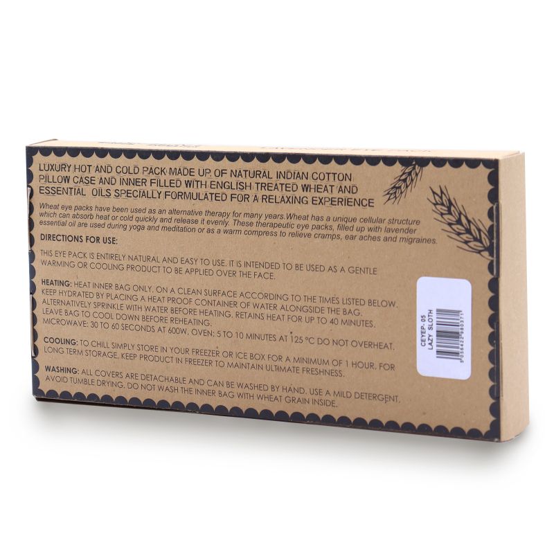 Augenkissen in Geschenkbox - Faultier