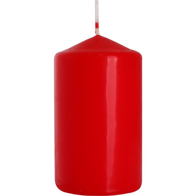 Stumpenkerze 60x100mm - Rot