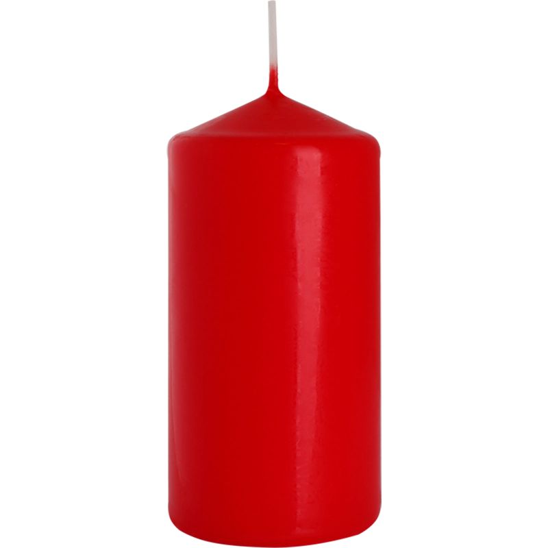 Stumpenkerzen 60x120mm - Rot