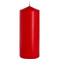 Stumpenkerzen 80x200mm - Rot