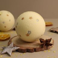 Badebombe "Weihnachtsstern" - Marzipan