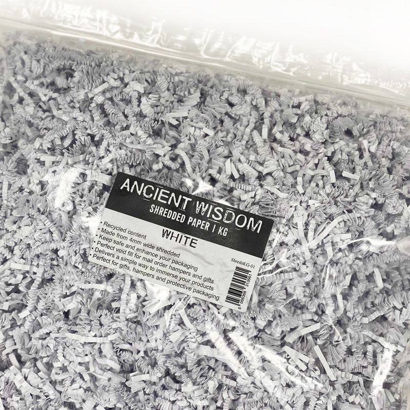 ZigZag DeLux Geschreddertes Papier - Weiß (1KG)