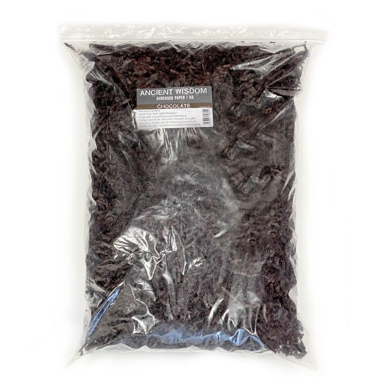 ZigZag DeLux Geschreddertes Papier - Schokolade (1KG)