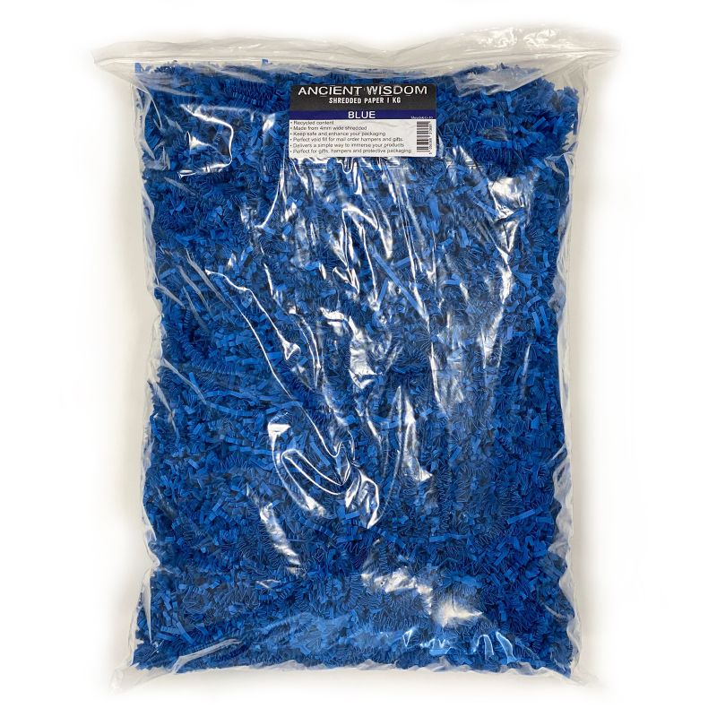 ZigZag DeLux Geschreddertes Papier - Blau (1KG)