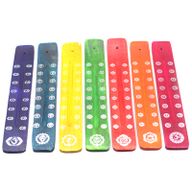 Chakra-Räucherstäbchenhalter – Set mit 7 Designs