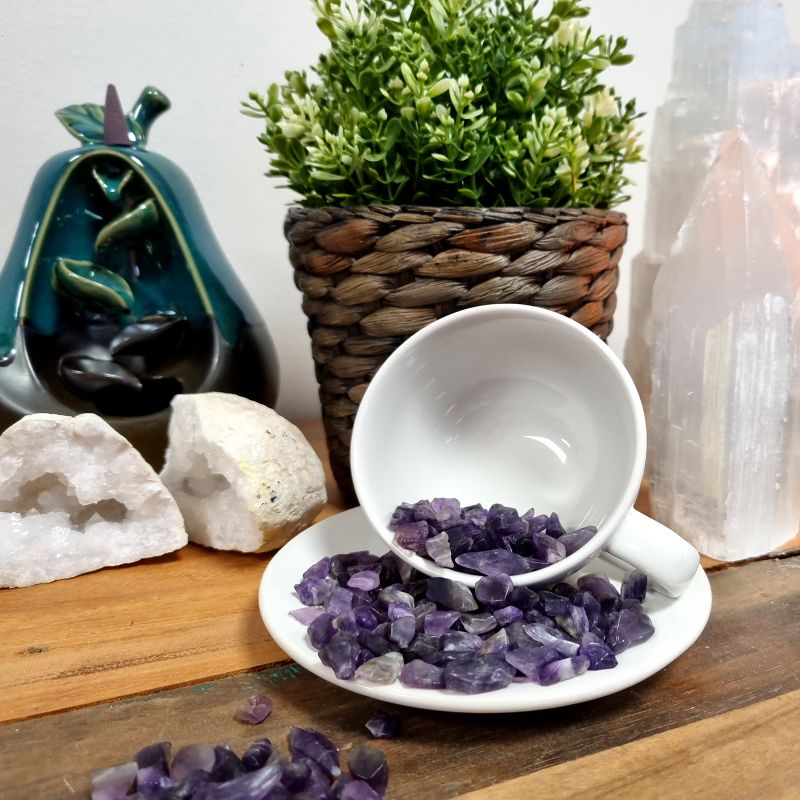 Amethyst Edelstein Chips- 1KG