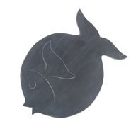 Pflanzenständer aus Albesia Holz - Graugewaschen-Fisch