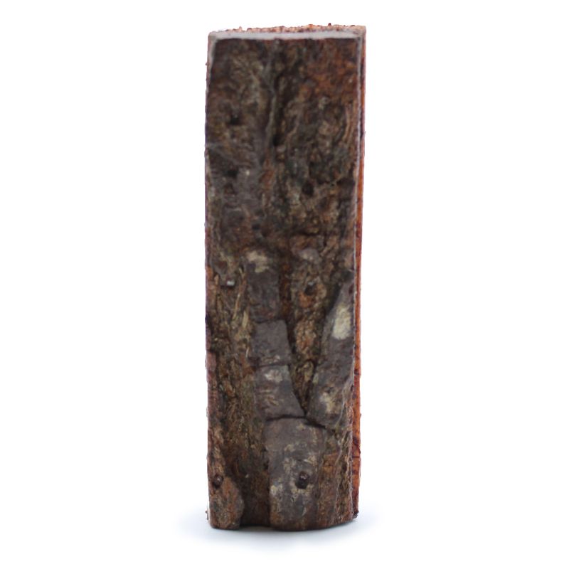Rustic Bark Letter   - "I" (12) - Small 7cm