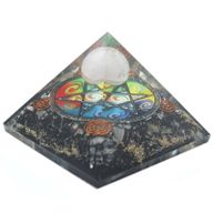 Orgonite-Pyramide - Mitternachts-Pentagon - 70mm