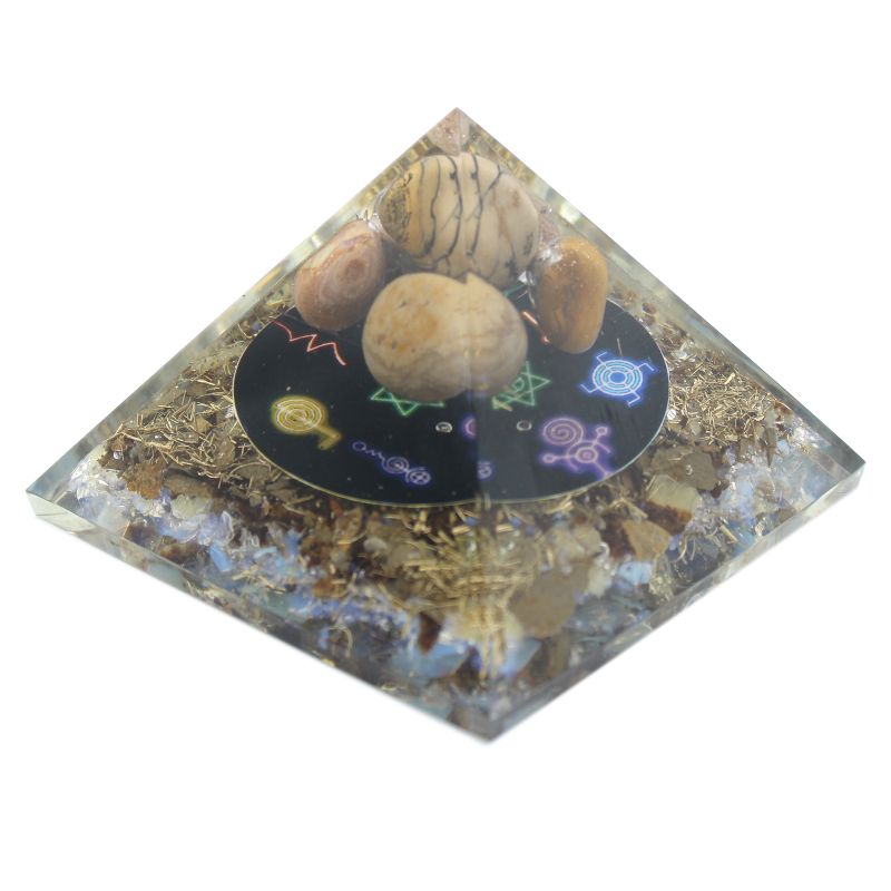 Orgonite-Pyramide - Mitternachts-Reiki - 70mm