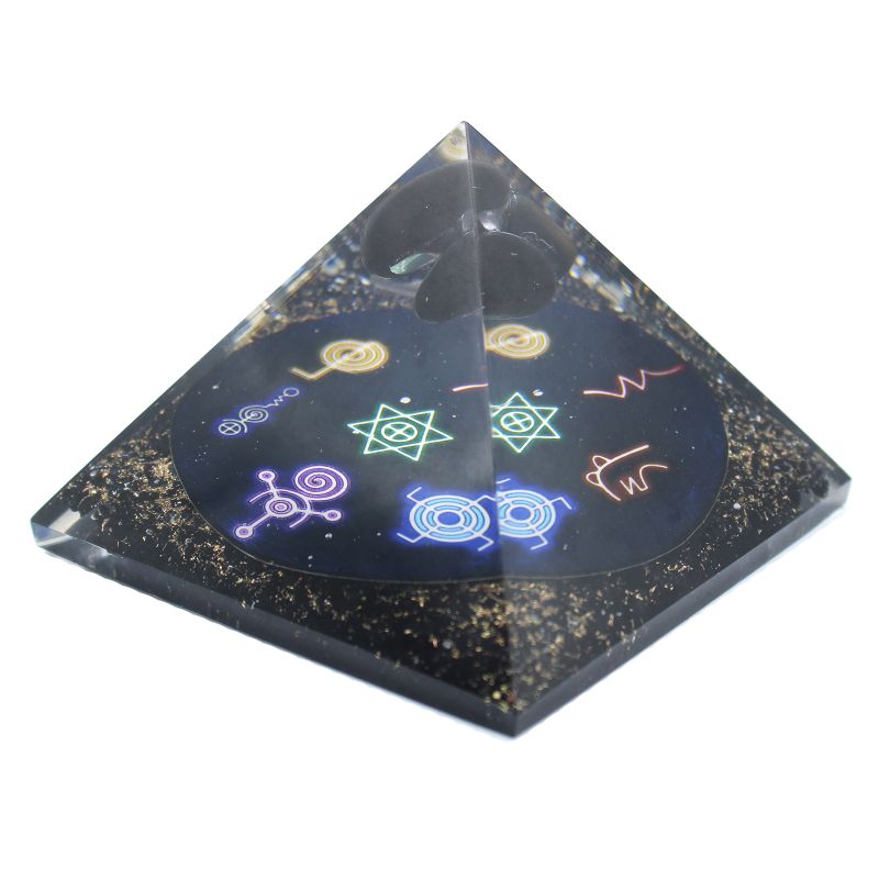 Orgonit-Pyramide - Midnight Reiki - 90mm