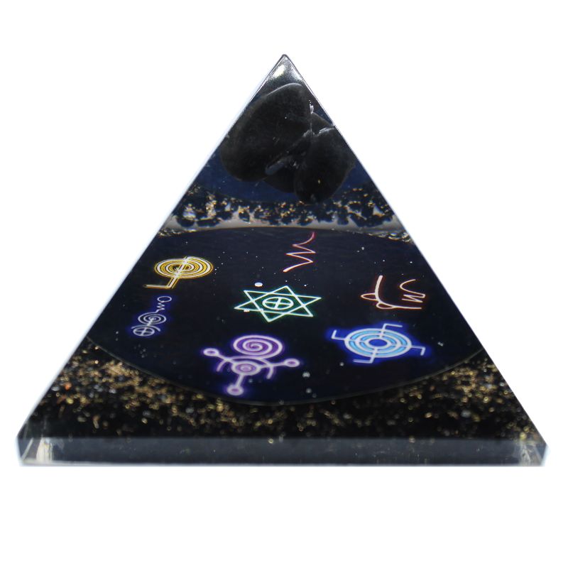 Orgonit-Pyramide - Midnight Reiki - 90mm