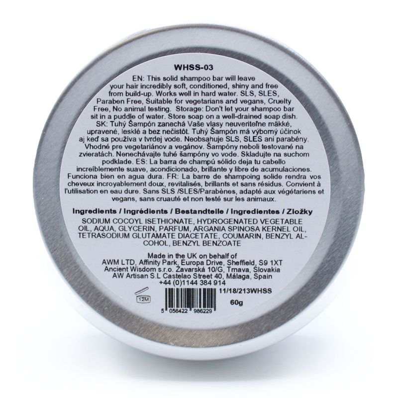 Wild Hare' Festes Shampoo 60g - Kokosnuss
