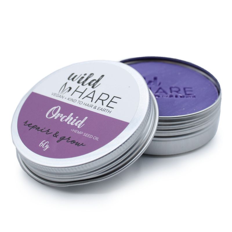 Wild Hare' Festes Shampoo 60g - Orchidee