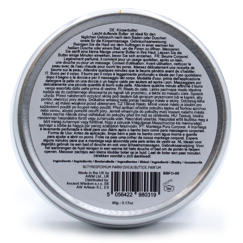 Duftende Shea-Körperbutter 90 g – Flauschiger Marshmallow