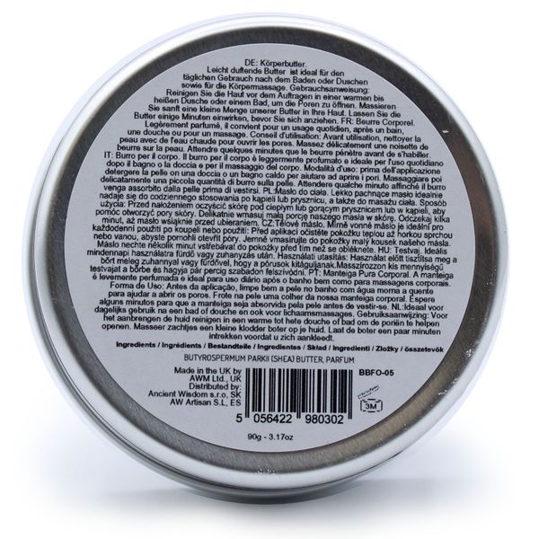 Duftende Shea-Körperbutter 90g – Süße Erdbeere