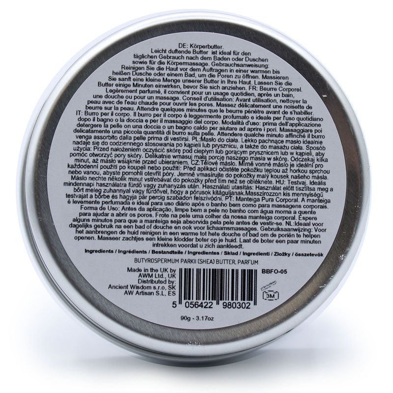 Duftende Shea-Körperbutter 90g – Süße Erdbeere