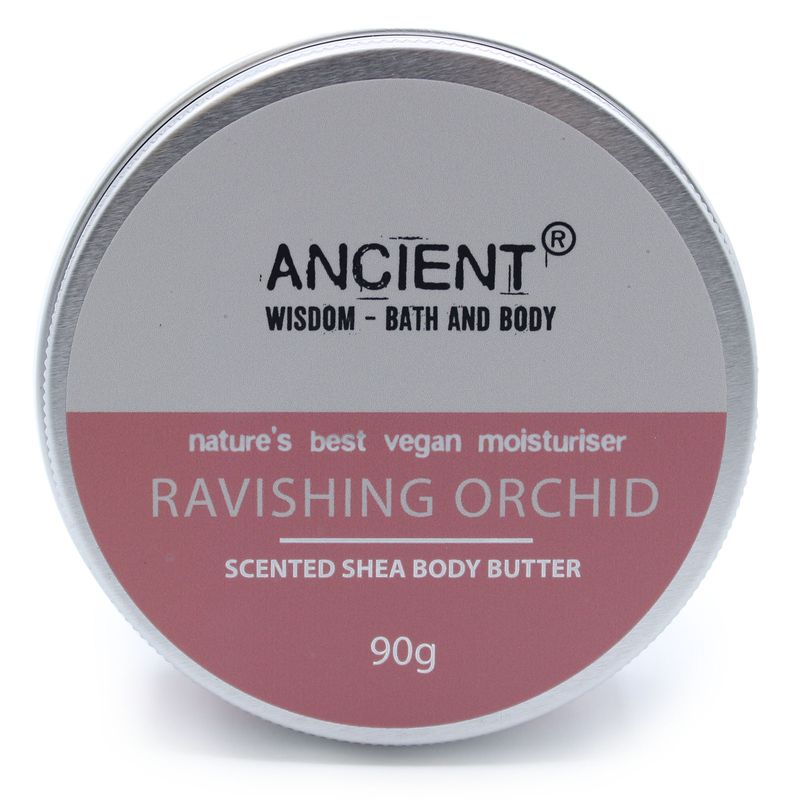 Duftende Shea-Körperbutter 90 g – Hinreißende Orchidee