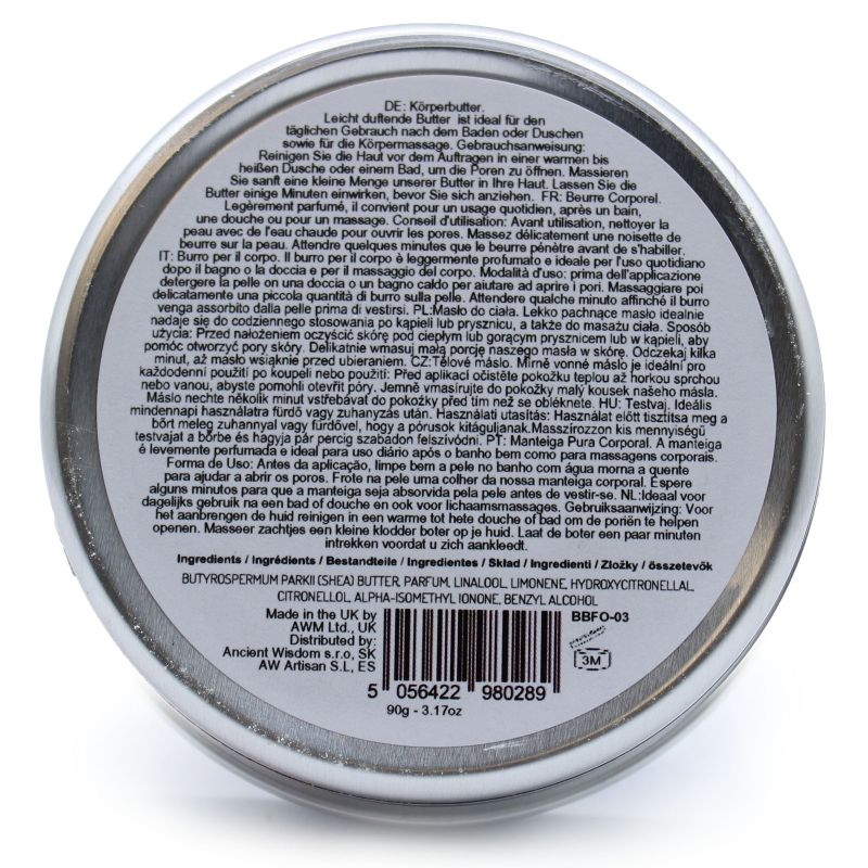 Duftende Shea-Körperbutter 90 g – Hinreißende Orchidee