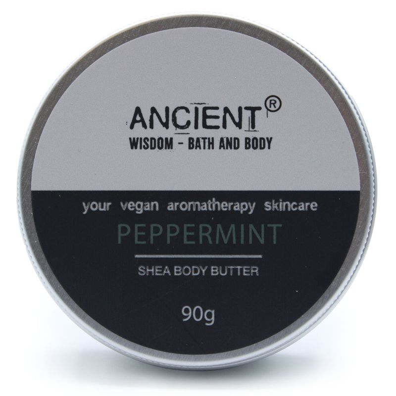 Aromatherapie-Sheabutter für den Körper 90 g - Pfefferminze