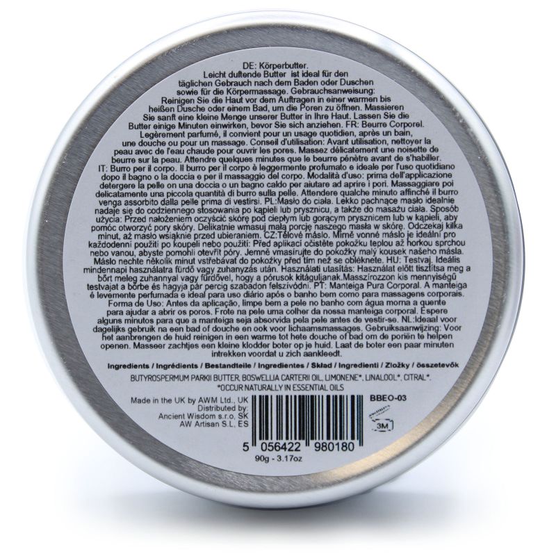 Aromatherapie Shea Body Butter 90g - Weihrauch